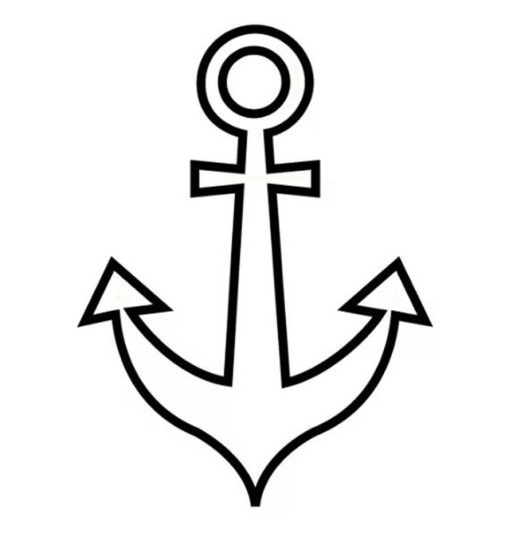 Якорь контур