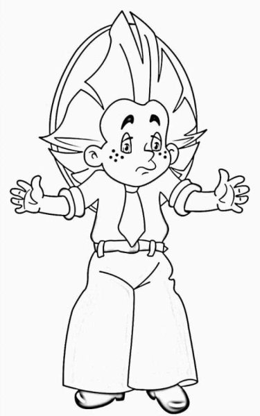 Детские раскраски Незнайка