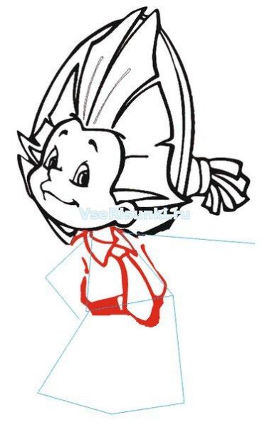 Незнайка раскраска для детей