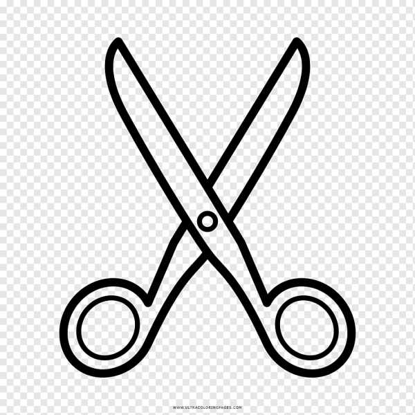 Ножницы раскраска