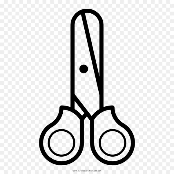 Ножницы раскраска для детей