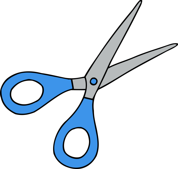 Ручные ножницы рисунок