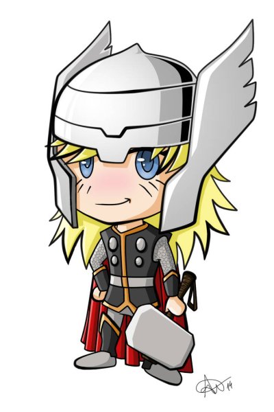 Chibi Derek Laufman Мстители Локи