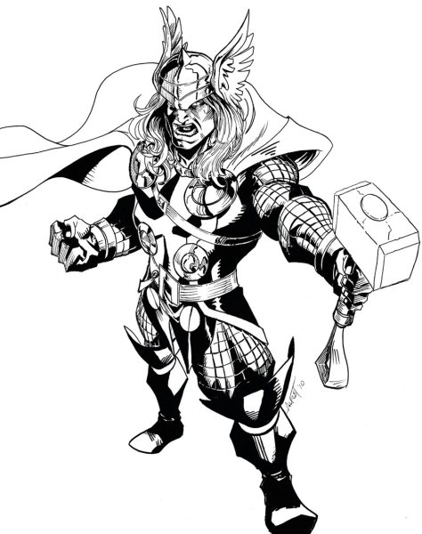 Нарисовать тора карандашом