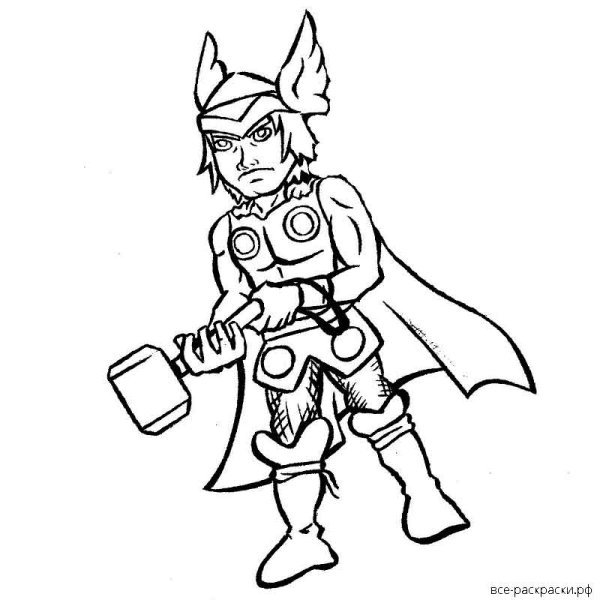 Тор Рагнарек раскраски