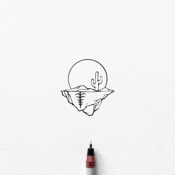 Горы одной линией