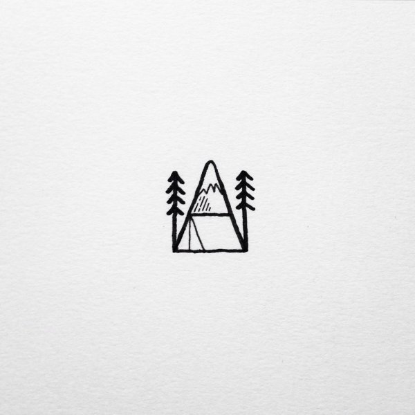 Маленькие рисунки для срисовки черной ручкой