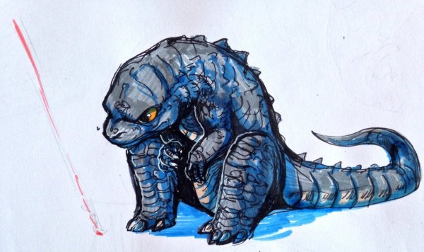 Малыш Годзилла 2014