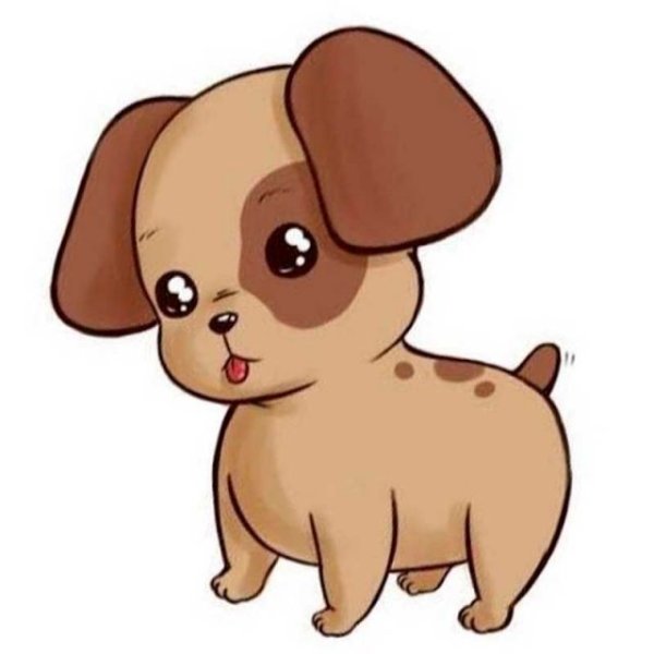 Маленькие мультяшные собачки