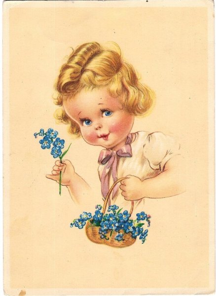 Винтажные цветы для декупажа