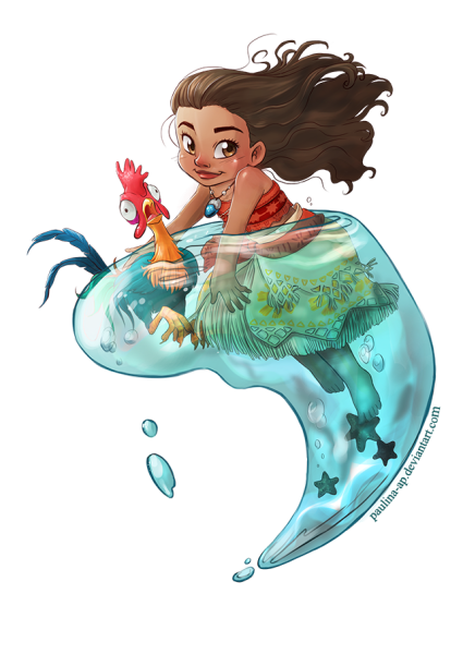 Мультик Моана маленькая