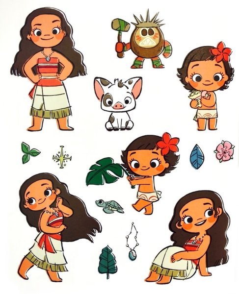 Наклейка Моана