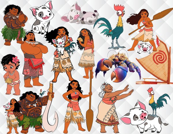 Moana мультфильм герои