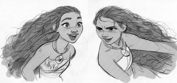 Клипарт цифра 3 в стиле Моана