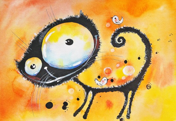 Художница Виктория Кирдий осень