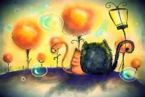 Девушка нарисованная акварелью