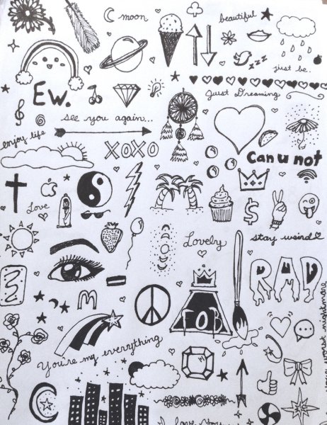 Маленькие рисуночки для блокнота