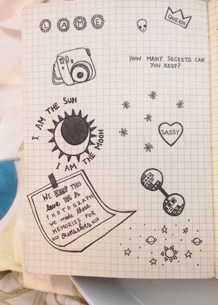 Маленькие рисунки для скетчбука