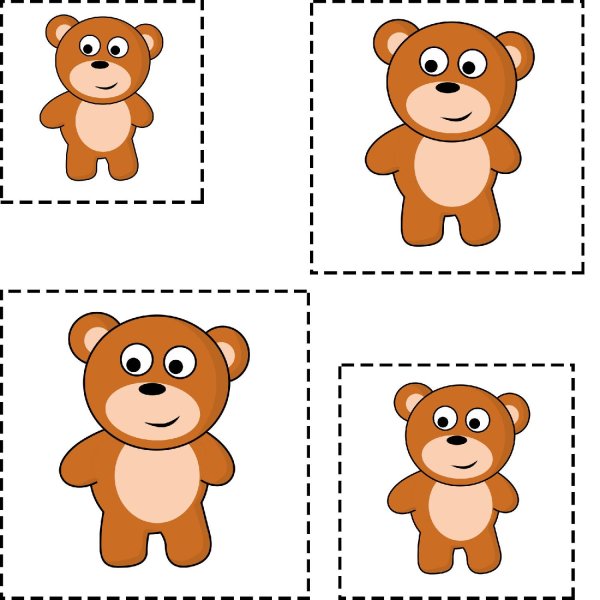 Карточки "большой-маленький"