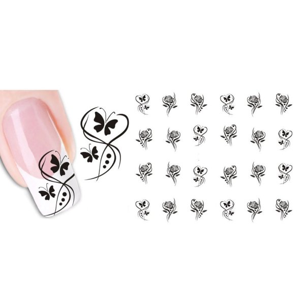 Маленькие наклейки на ногти