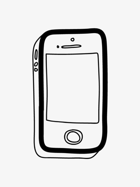 Смартфон карандашом