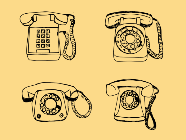 Зарисовка телефона