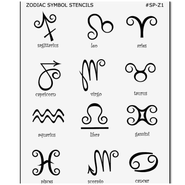 Тату знаки зодиака