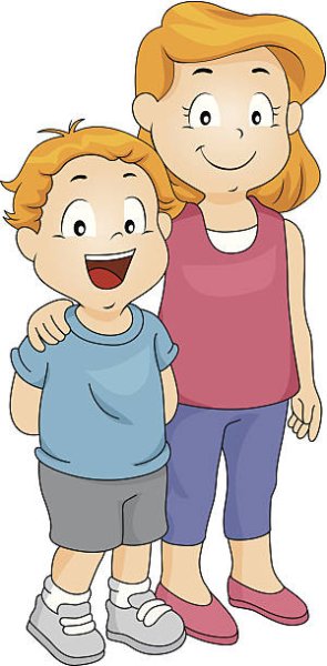 Брат и сестра рисунок