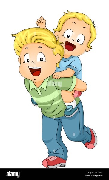 Картина младший брат для детей