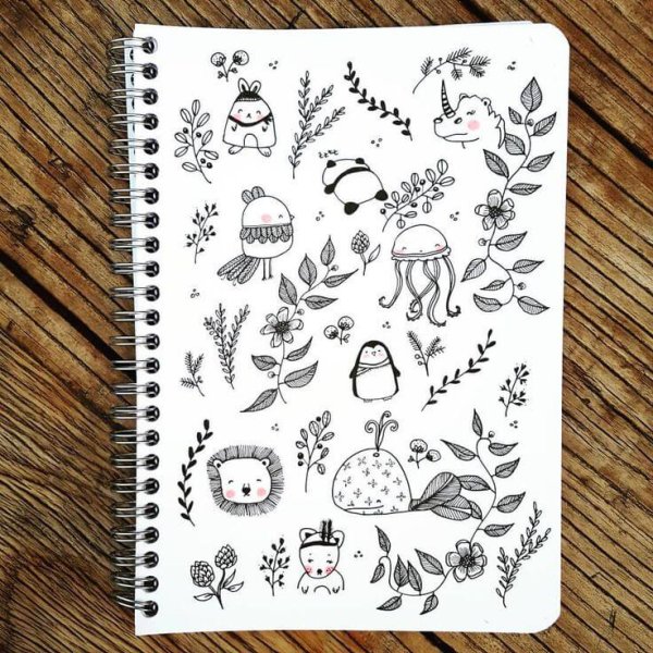 Маленькие рисуночки для блокнота