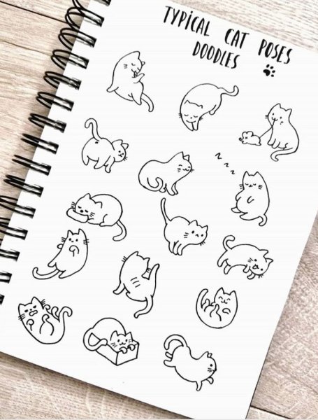 Мини рисуночки в скетчбук