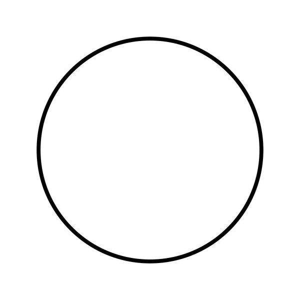 Круг раскраска для детей