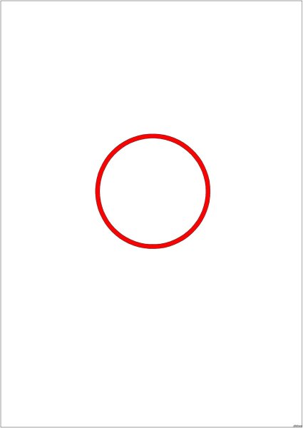 Красный круг