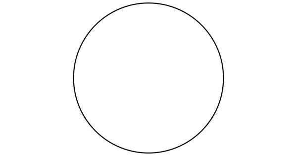 Круг нарисованный карандашом