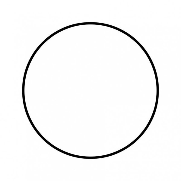 Раскраска круг