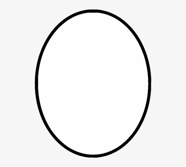 Овал шаблон