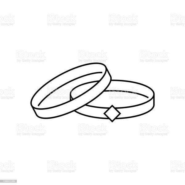 Обручальные кольца трафарет