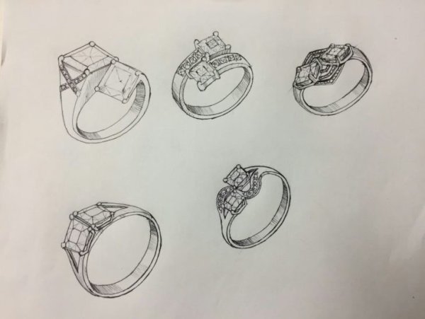 Эскиз кольца