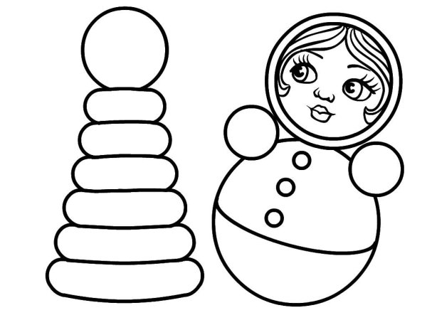 Раскраски для малышей