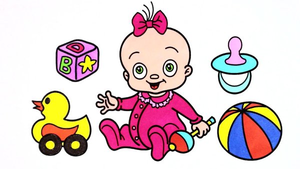 Нарисовать маленькие игрушки