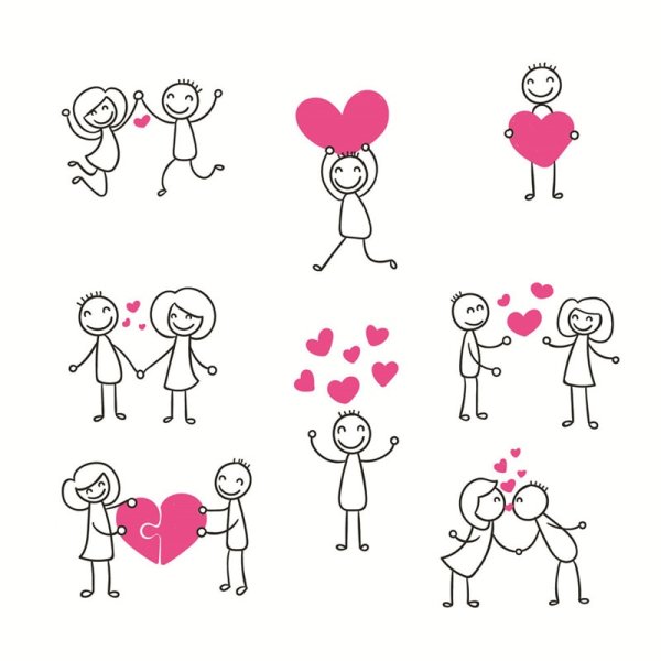 Влюбленные человечки