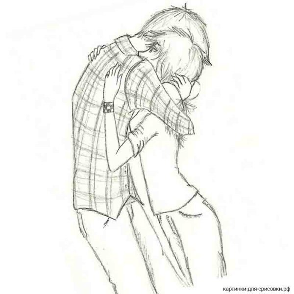 Рисунки для срисовки расставание