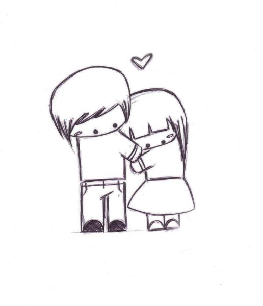 Любовные рисунки для срисовки