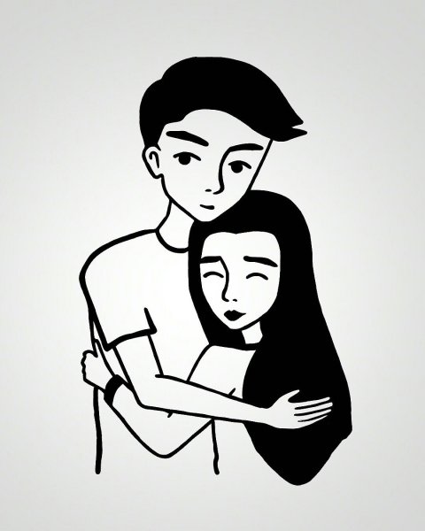 Черно картинки для срисовки