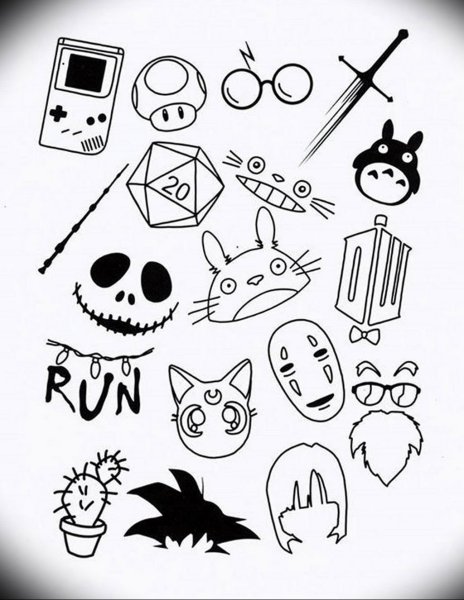 Маленькие рисунки сон