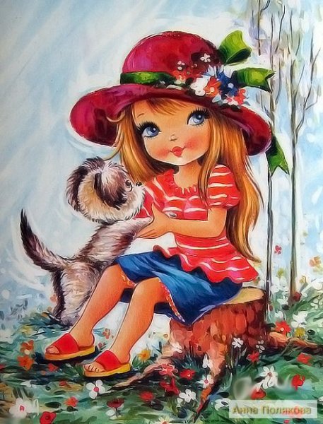 Иллюстрации куколки девочки