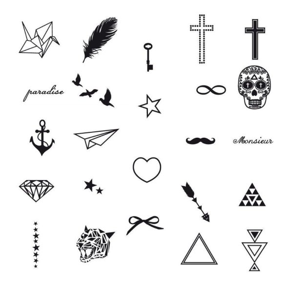 Тату сердце эскиз