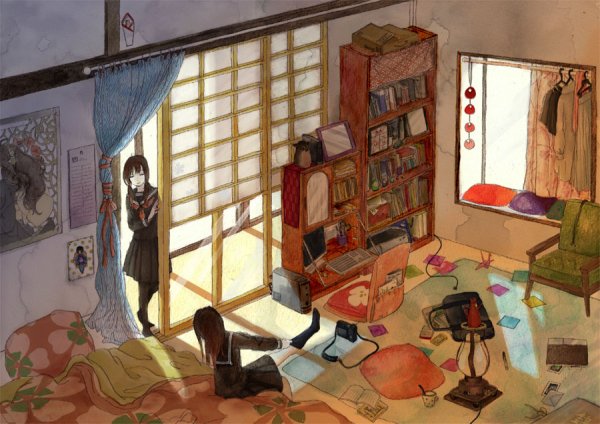 Комната арт Япония