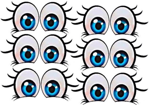 Веселые глазки для поделок