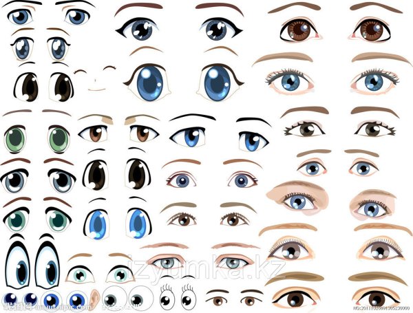 Рисуем глазки